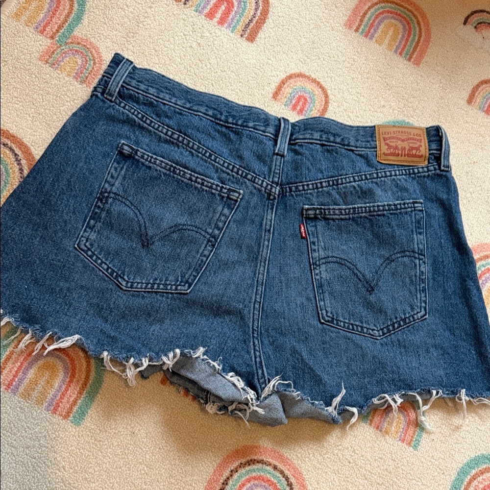 Levi's High Waisted Mom Shorts